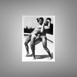 Male Physique Paired Physique Pose with Two Models in Motion 5x7 Photo Print