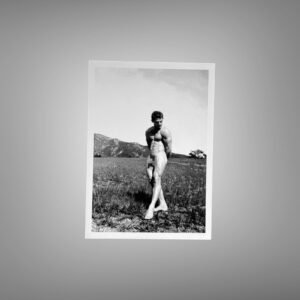 Male Physique Outdoor Walking Figure Study with Distant Landscape 5x7 Photo Print
