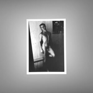 Male Physique Hands On Hips Physique Study with Sculptural Posture and Athletic Studio Styling 5x7 Photo Print