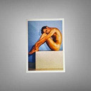 Male Physique Formal Studio Physique Pose with Sculptural Posture and Athletic Studio Styling 5x7 Photo Print