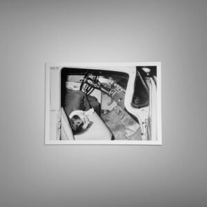 Crime Vehicle or Crime-scene Detail with Rotated Archival Framing 5x7 Photo Print