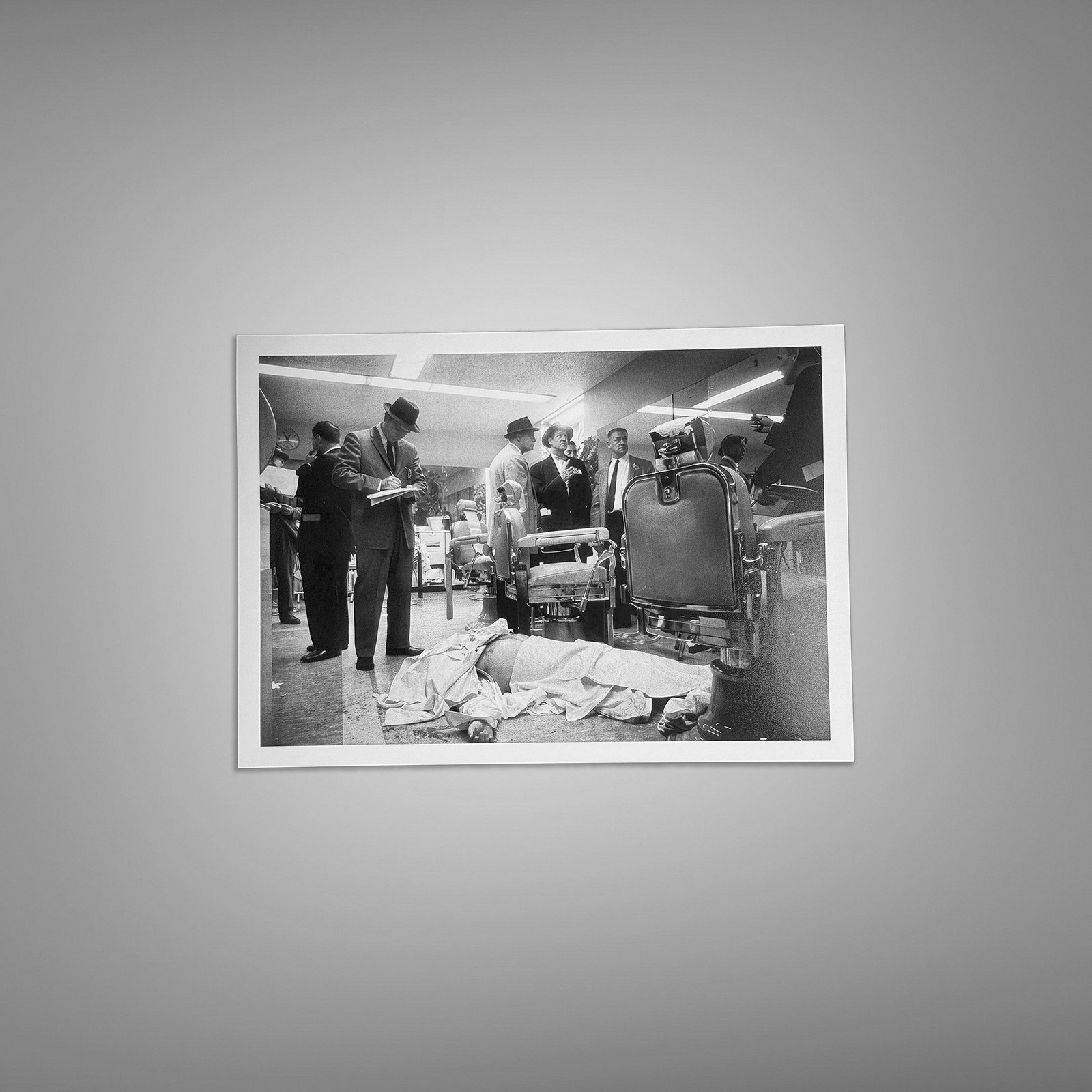 Crime Interior Hallway or Official Scene with Documentary Perspective 5x7 Photo Print